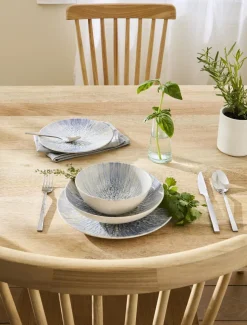 Assiette coupe creuse rond bleu porcelaine Ø 21 cm Coral - ESSENTIALS COLLECTION Best