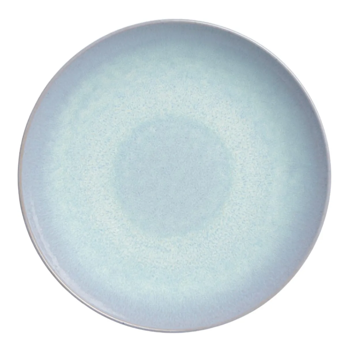 Assiette coupe creuse rond bleu porcelaine Ø 26 cm Azure - ACCOLADE Best