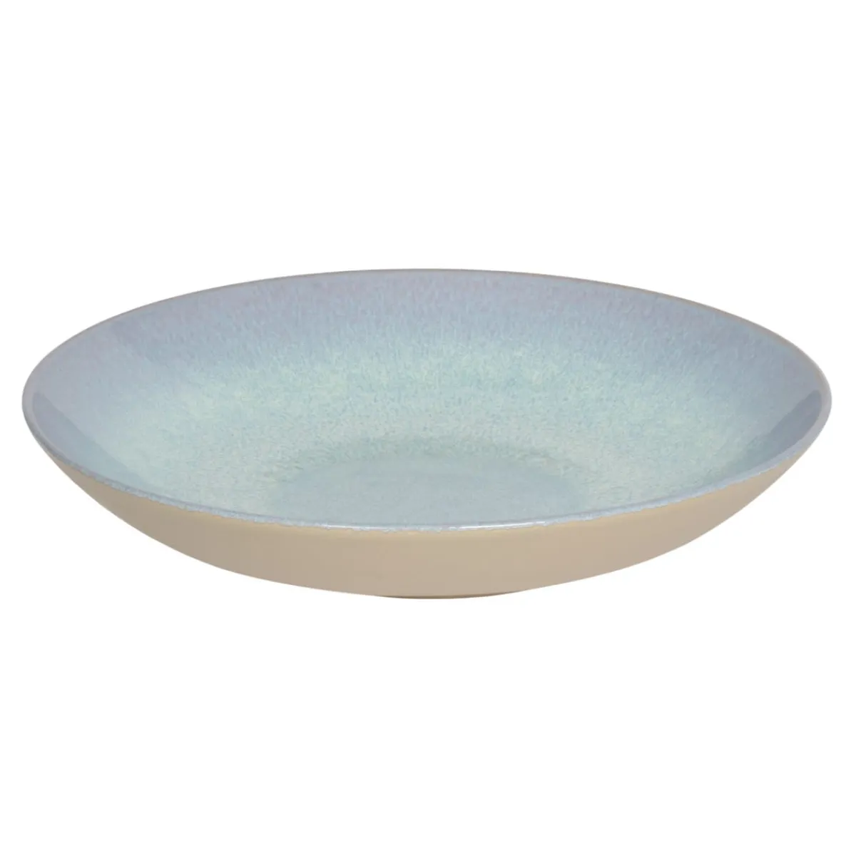 Assiette coupe creuse rond bleu porcelaine Ø 26 cm Azure - ACCOLADE Best