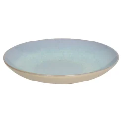 ACCOLADE Assiette coupe creuse rond bleu porcelaine Ø 23 cm Azure