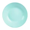 Assiette coupe creuse rond bleu verre opal Ø 20 cm Diwali - LUMINARC New