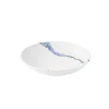 Assiette coupe creuse rond bleu porcelaine vitrifiée Ø 24,8 cm Inked Tide Accents - CHURCHILL Discount