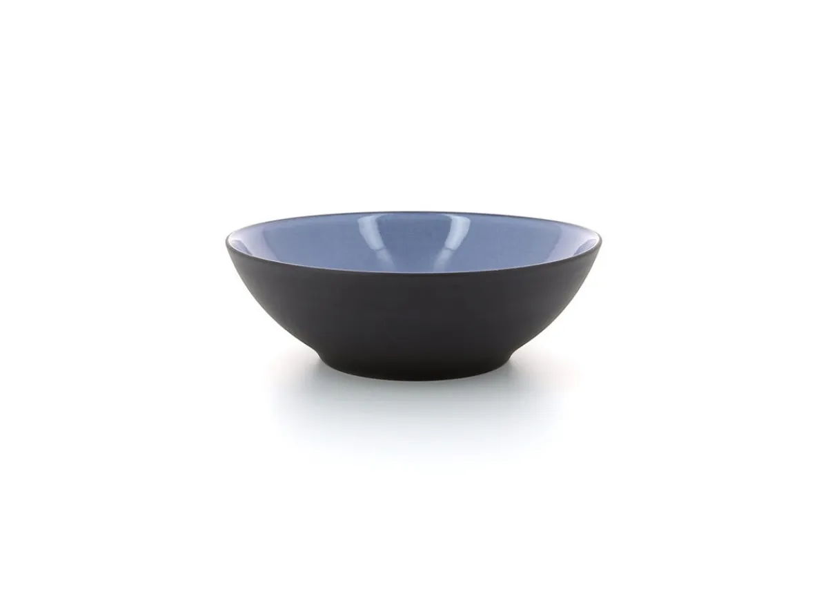 REVOL Assiette coupe creuse rond bleu porcelaine culinaire Ø 19 cm Equinoxe