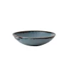 DUDSON Assiette coupe creuse rond bleu porcelaine vitrifiée Ø 18,2 cm Harvest Best