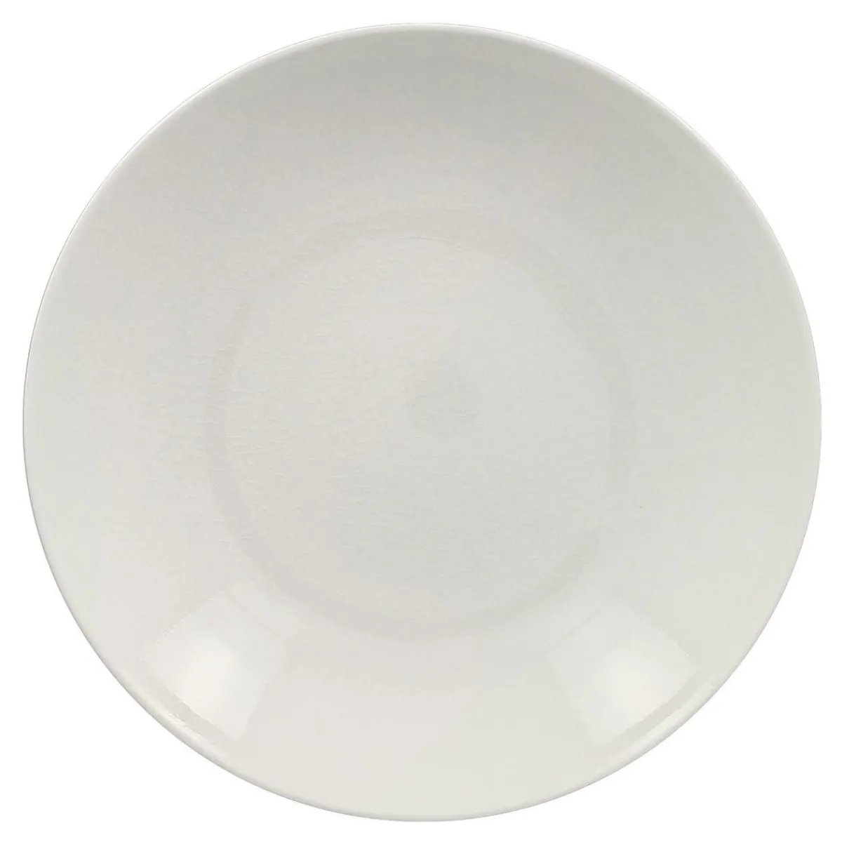 Assiette coupe creuse rond blanc porcelaine vitrifiée Ø 22,2 cm Vintage - RAK Clearance
