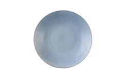 DUDSON Assiette coupe creuse rond bleu grès émaillé Ø 29,3 cm Evo Azure Outlet