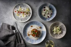 Assiette coupe creuse rond Blue porcelaine vitrifiée Ø 24,8 cm Lyra - CHURCHILL Clearance