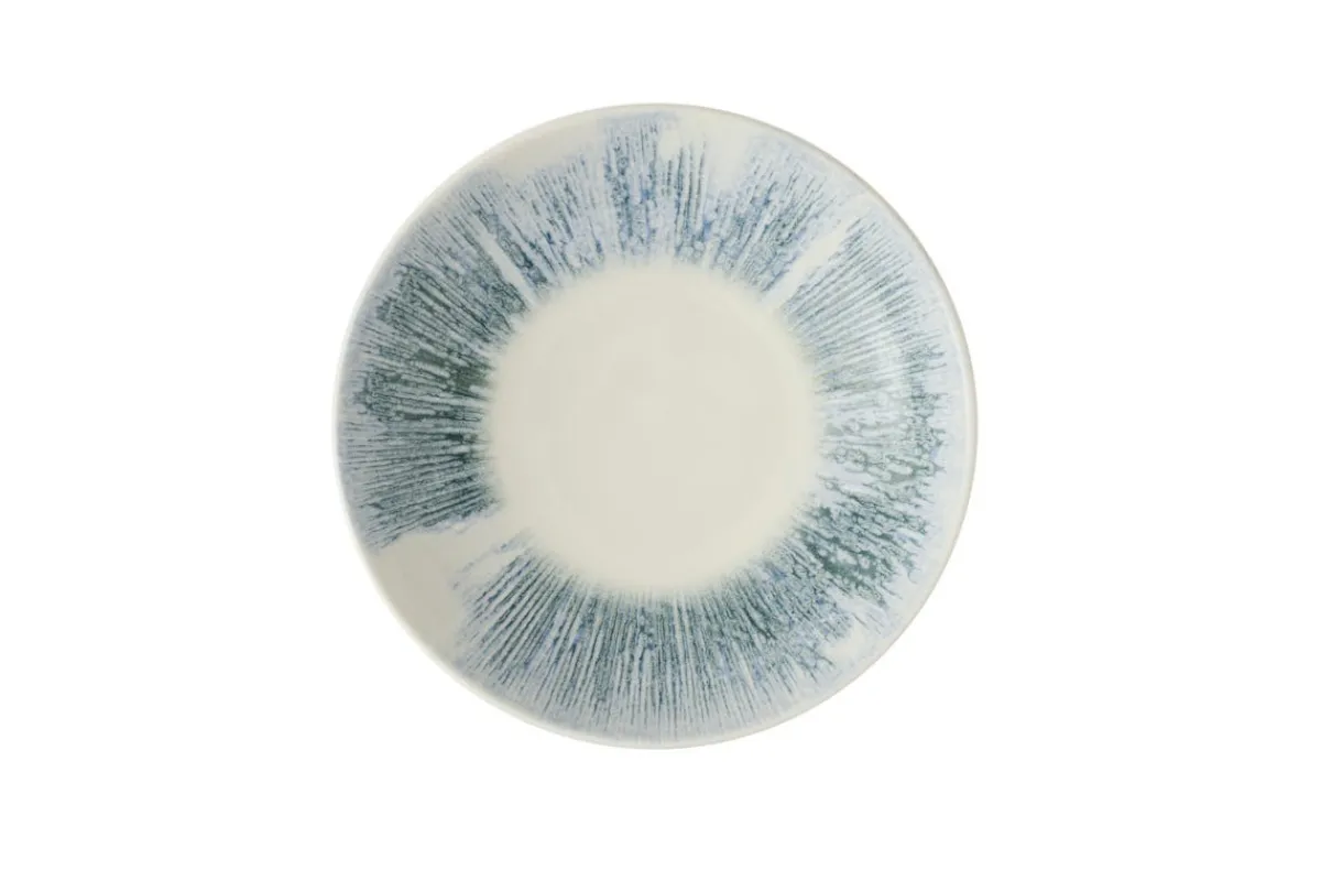 Assiette coupe creuse rond Blue porcelaine vitrifiée Ø 24,8 cm Lyra - CHURCHILL Clearance