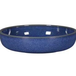 Assiette coupe creuse rond bleu porcelaine vitrifiée Ø 19,8 cm stone Ease - RAK Clearance