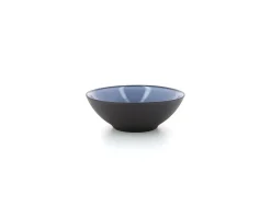 Assiette coupe creuse rond bleu porcelaine culinaire Ø 15 cm Equinoxe - REVOL