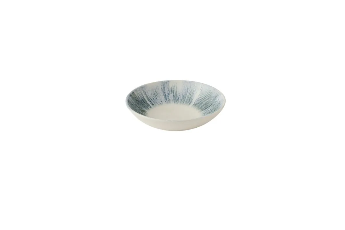 Assiette coupe creuse rond Blue porcelaine vitrifiée Ø 18,2 cm Lyra - CHURCHILL Hot