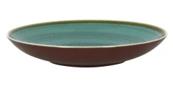 Assiette coupe creuse rond bleu porcelaine vitrifiée Ø 22,2 cm Twirl - RAK Hot