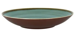 Assiette coupe creuse rond bleu porcelaine vitrifiée Ø 29,9 cm Twirl - RAK Online