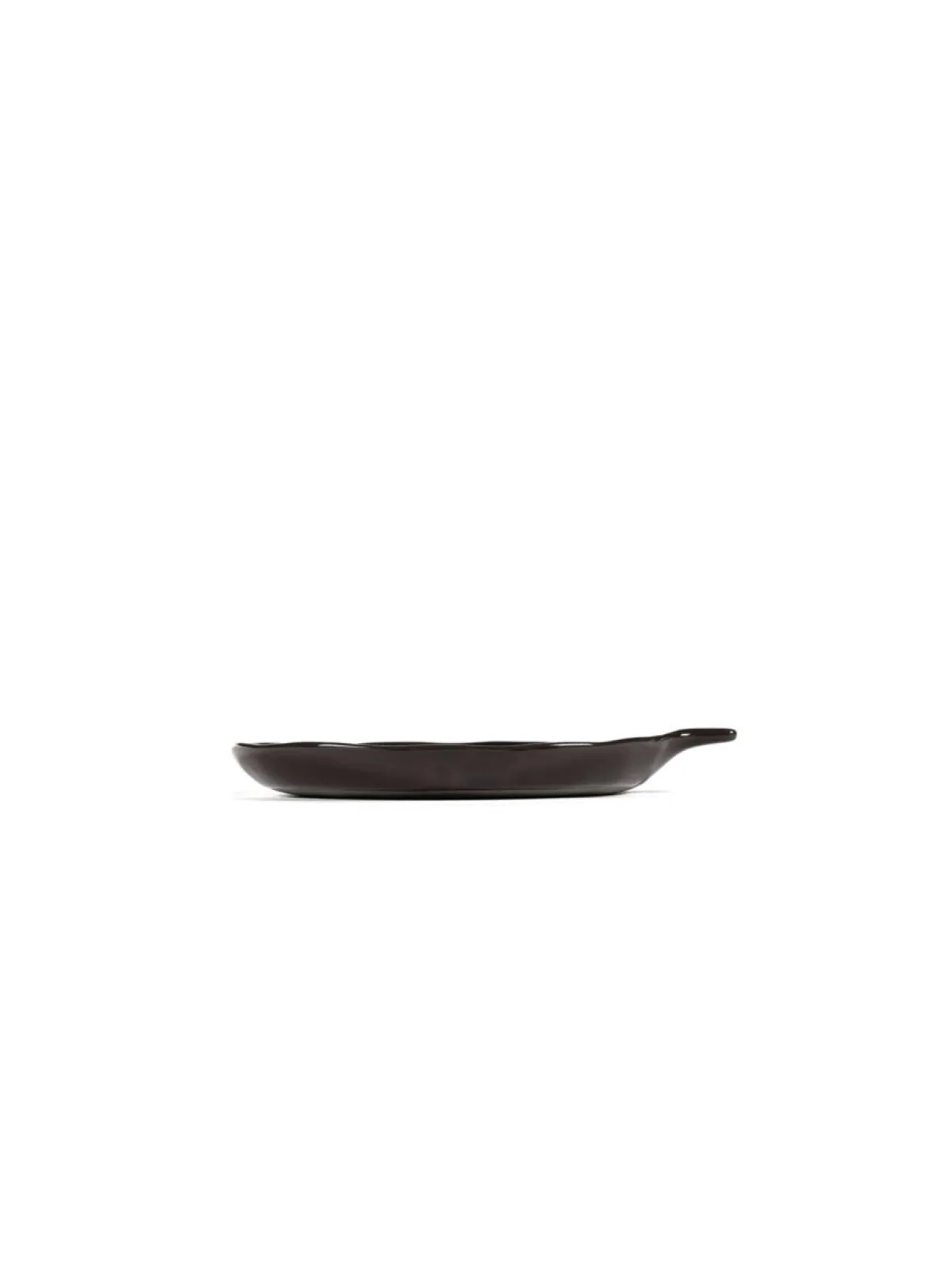 SERAX Assiette coupe creuse rond ébène grès émaillé 20x17 cm La Mère