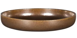 Assiette coupe creuse rond bronze porcelaine vitrifiée Ø 27,8 cm stone Ease - RAK New