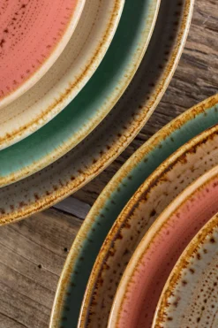 Assiette coupe creuse rond brun porcelaine vitrifiée Ø 29,9 cm Twirl - RAK Best