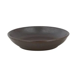 RAK Assiette coupe creuse rond brun porcelaine vitrifiée Ø 9,2 cm Genesis Outlet