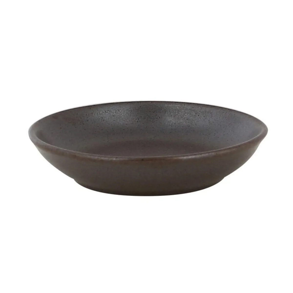 RAK Assiette coupe creuse rond brun porcelaine vitrifiée Ø 9,2 cm Genesis Outlet