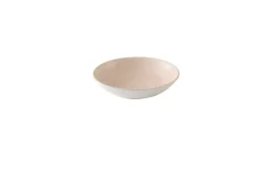 CHURCHILL Assiette coupe creuse rond Canvas grey porcelaine vitrifiée Ø 24,8 cm Stonecast Canvas Best