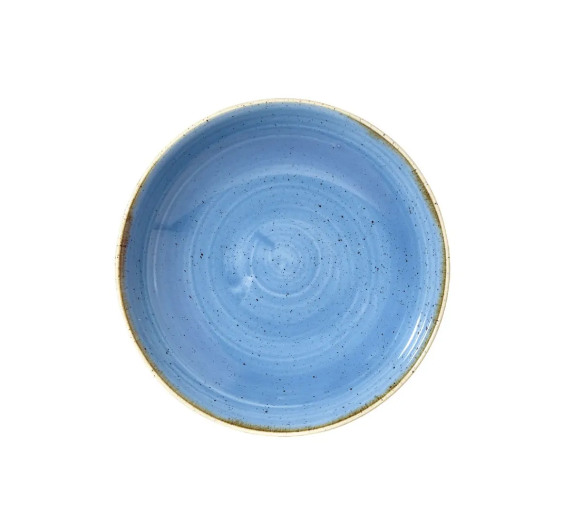CHURCHILL Assiette coupe creuse rond Cornflower porcelaine vitrifiée Ø 24,8 cm Stonecast Cornflower New