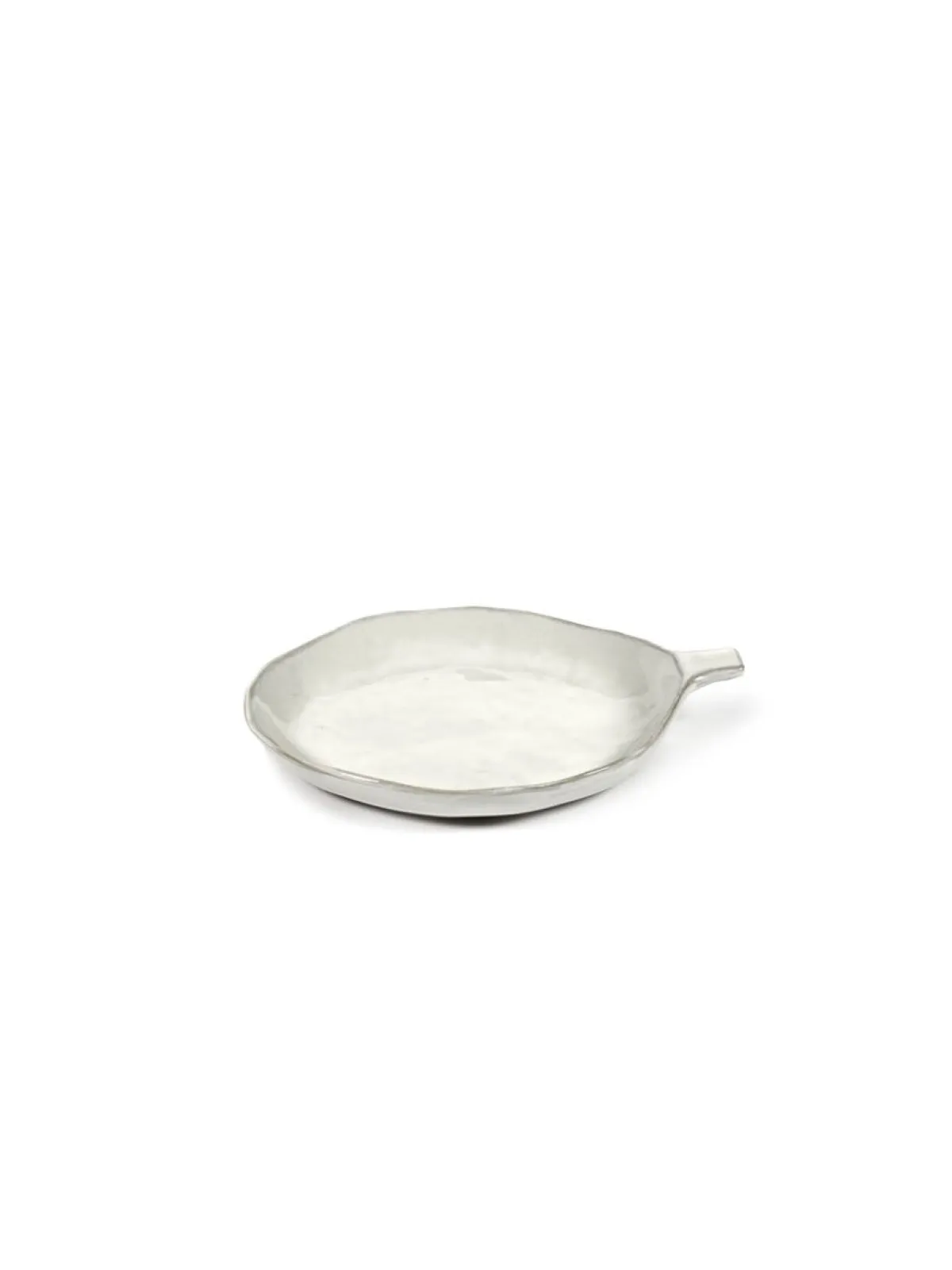 Assiette coupe creuse rond écru grès émaillé 20x17 cm La Mère - SERAX Discount
