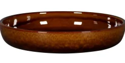 Assiette coupe creuse rond cuivre porcelaine vitrifiée Ø 23,7 cm stone Ease - RAK Best