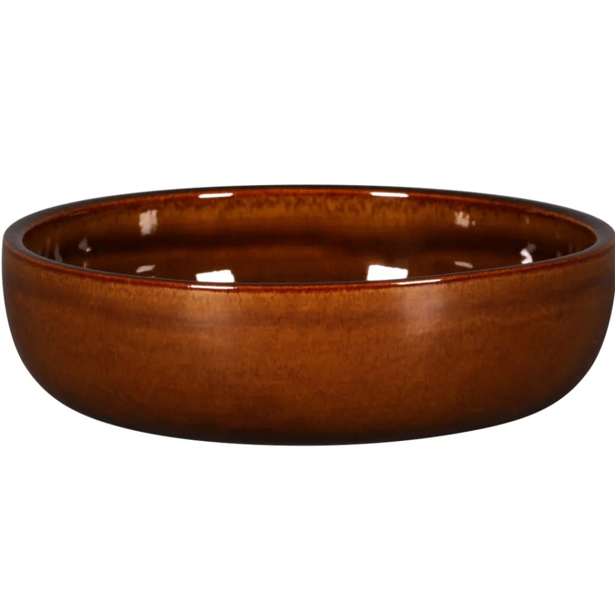 Assiette coupe creuse rond cuivre porcelaine vitrifiée Ø 16 cm stone Ease - RAK Online