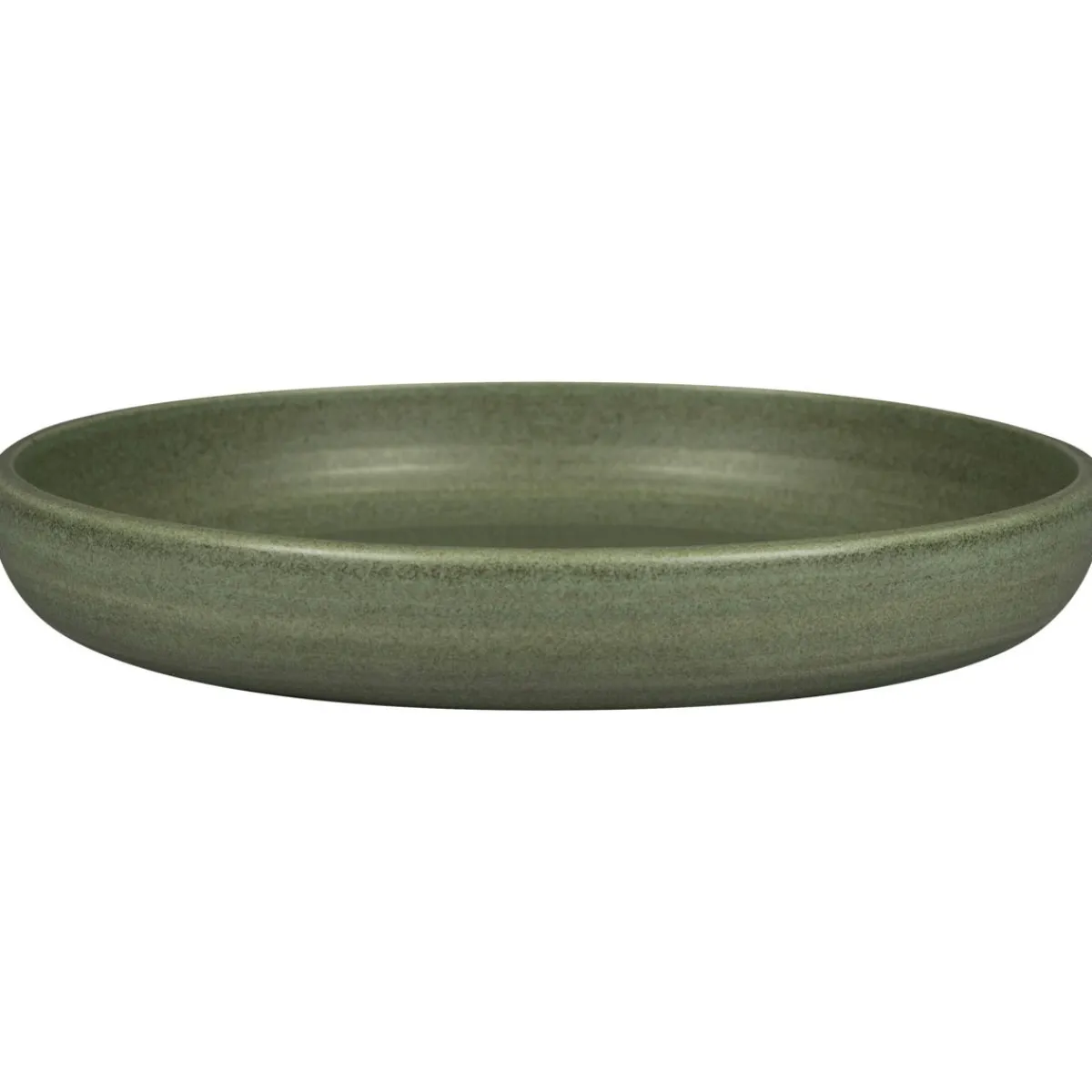 Assiette coupe creuse rond Dark Green porcelaine vitrifiée Ø 25,8 cm Selva - RAK Outlet