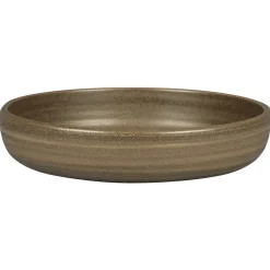 Assiette coupe creuse rond Dark Brown porcelaine vitrifiée Ø 19,8 cm Selva - RAK Best