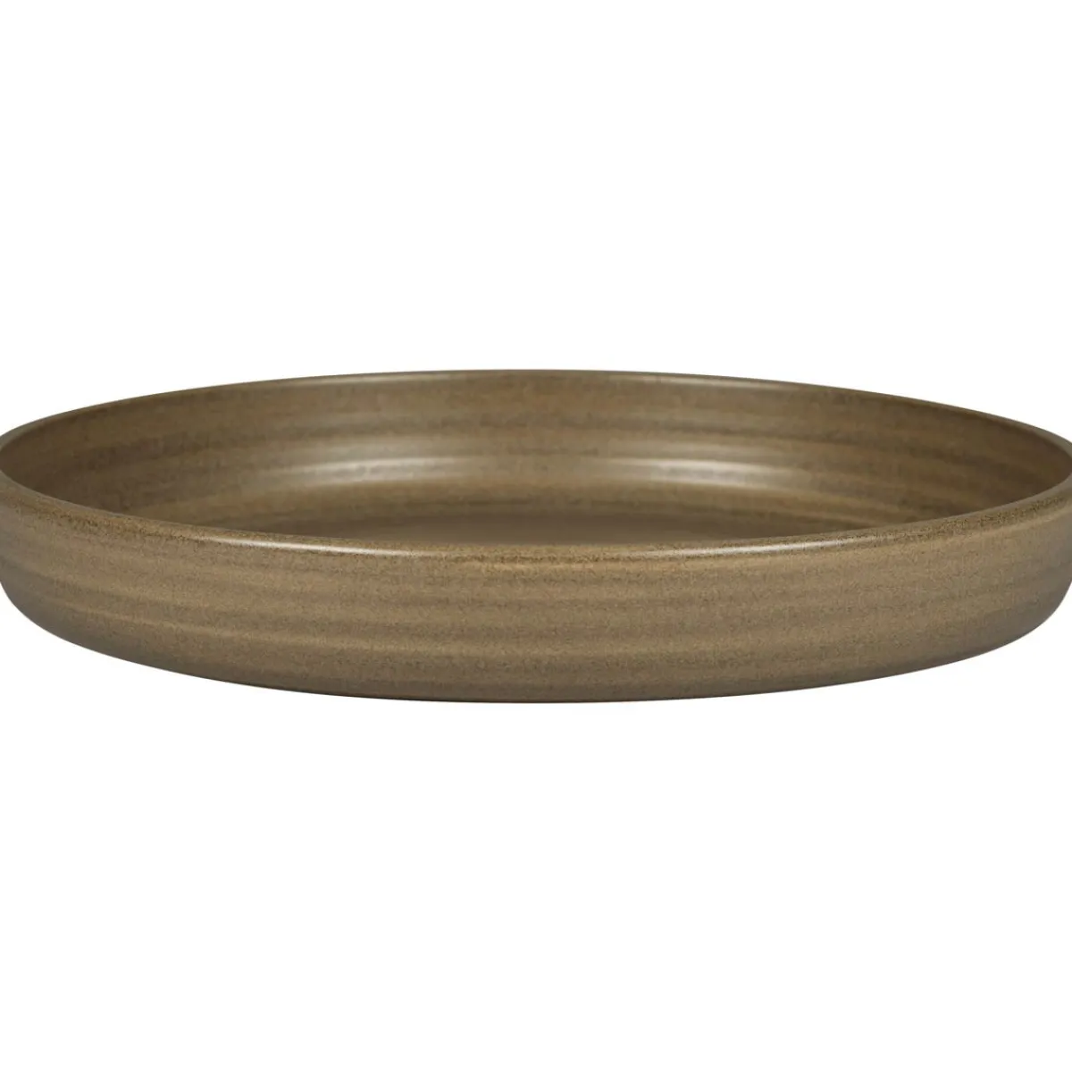 RAK Assiette coupe creuse rond Dark Brown porcelaine vitrifiée Ø 27,8 cm Selva Hot