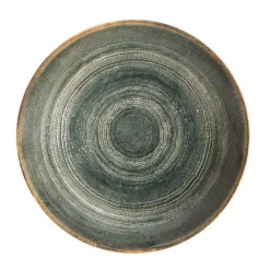 PRO.MUNDI Assiette coupe creuse rond gris anthracite porcelaine Ø 21,5 cm Terra Best