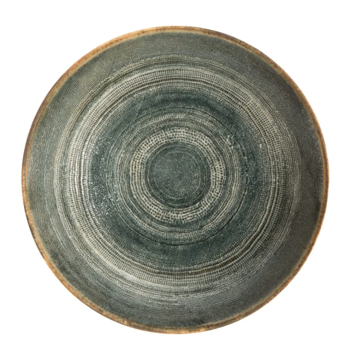 PRO.MUNDI Assiette coupe creuse rond gris anthracite porcelaine Ø 21,5 cm Terra Best