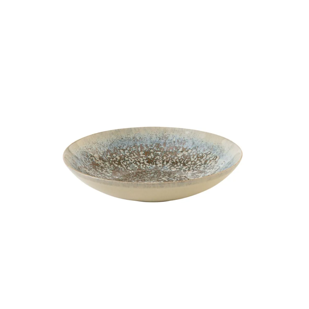 Assiette coupe creuse rond gris grès émaillé Ø 22 cm Tropic - ACCOLADE Best