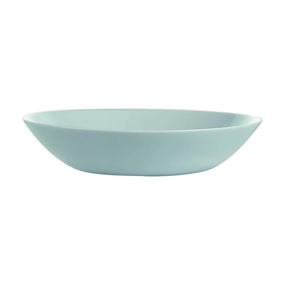 LUMINARC Assiette coupe creuse rond gris verre opal Ø 20 cm Diwali New