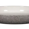 RAK Assiette coupe creuse rond gris porcelaine vitrifiée Ø 27,8 cm stone Ease New