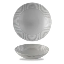 Assiette coupe creuse rond gris porcelaine vitrifiée Ø 18 cm Harvest Norse - DUDSON Sale