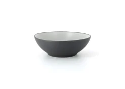 Assiette coupe creuse rond gris porcelaine culinaire Ø 19 cm Equinoxe - REVOL Hot