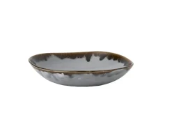 Assiette coupe creuse rond gris porcelaine vitrifiée Ø 26,4 cm Harvest - DUDSON Online