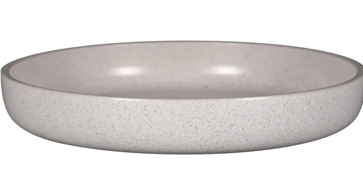 RAK Assiette coupe creuse rond gris porcelaine vitrifiée Ø 27,8 cm stone Ease Outlet