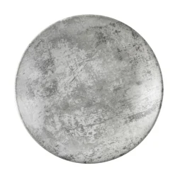 DUDSON Assiette coupe creuse rond gris porcelaine vitrifiée Ø 27,8 cm Urban Discount