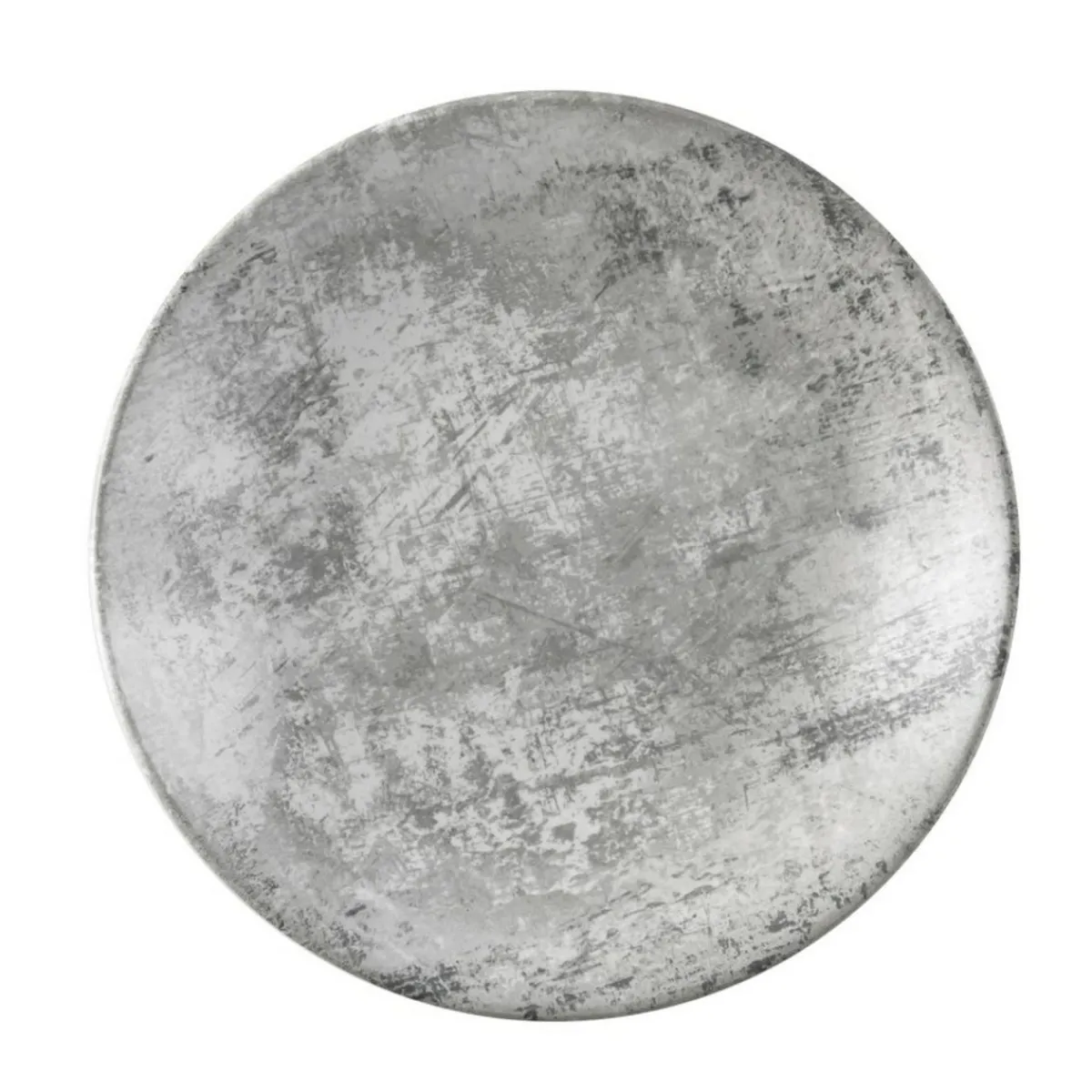 DUDSON Assiette coupe creuse rond gris porcelaine vitrifiée Ø 27,8 cm Urban Discount