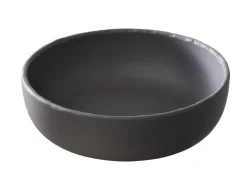 Assiette coupe creuse rond gris porcelaine culinaire Ø 17 cm Basalt - REVOL Discount