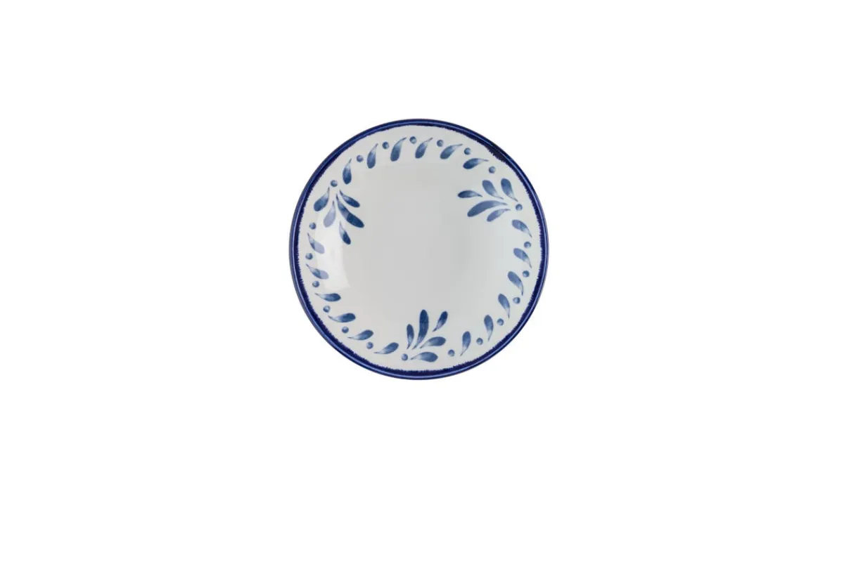 DUDSON Assiette coupe creuse rond Ink porcelaine vitrifiée Ø 18 cm Harvest Mediterranean New