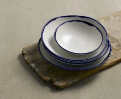 Assiette coupe creuse rond Ink porcelaine vitrifiée Ø 26,4 cm Harvest - DUDSON Sale