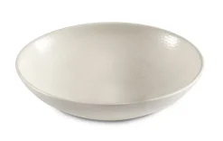 MEDARD DE NOBLAT Assiette coupe creuse rond ivoire grès émaillé Ø 25 cm Stone