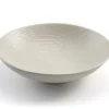 Assiette coupe creuse rond ivoire grès émaillé Ø 19 cm Magma - MEDARD DE NOBLAT Discount