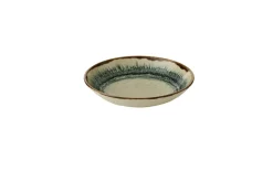 Assiette coupe creuse rond Linen porcelaine vitrifiée Ø 24,8 cm Flare - DUDSON Best