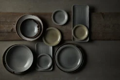 Assiette coupe creuse rond Linen porcelaine vitrifiée Ø 24,8 cm Harvest Norse - DUDSON Clearance