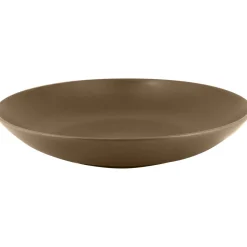 RAK Assiette coupe creuse rond marron porcelaine vitrifiée Ø 25,9 cm Genesis Clearance