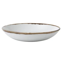 Assiette coupe creuse rond Natural porcelaine vitrifiée Ø 24,8 cm Harvest - DUDSON Hot